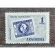 ARGENTINA 1959 GJ 1157b ESTAMPILLA NUEVA MINT CON VARIEDAD CATALOGADA U$ 8